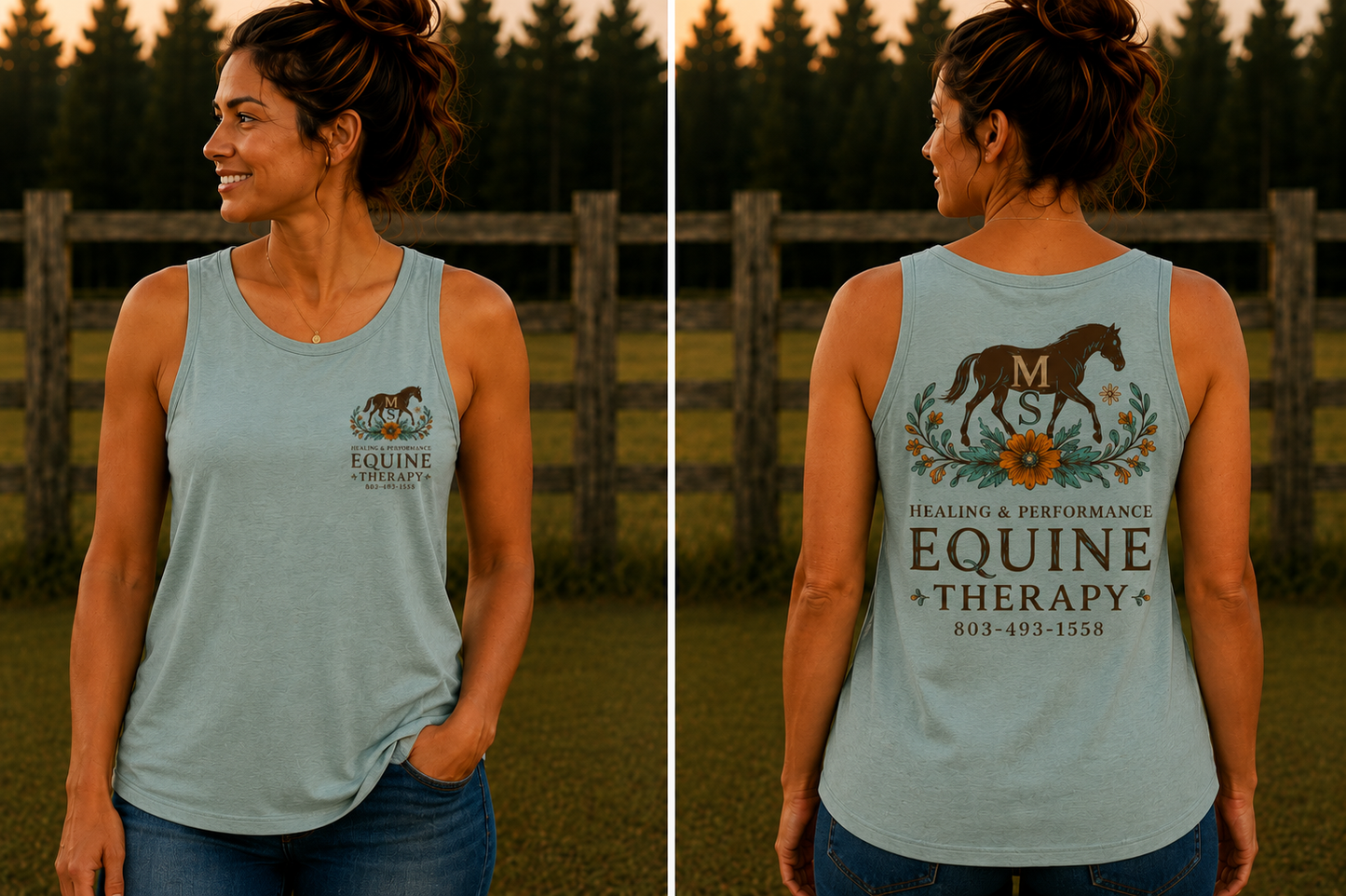 MS Equine Therapy Unisex Tank