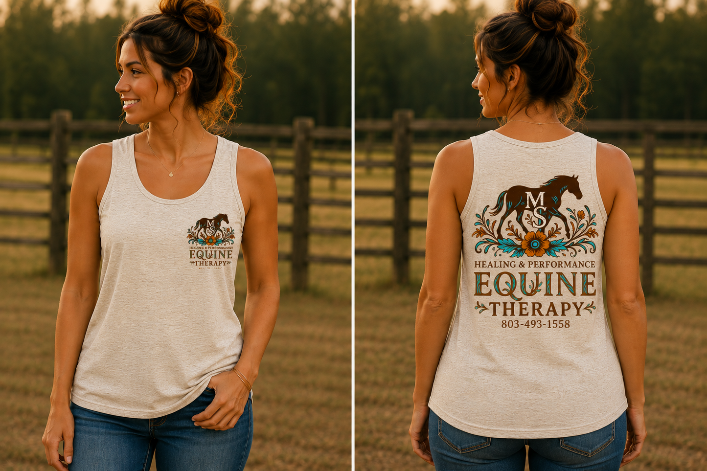MS Equine Therapy Unisex Tank