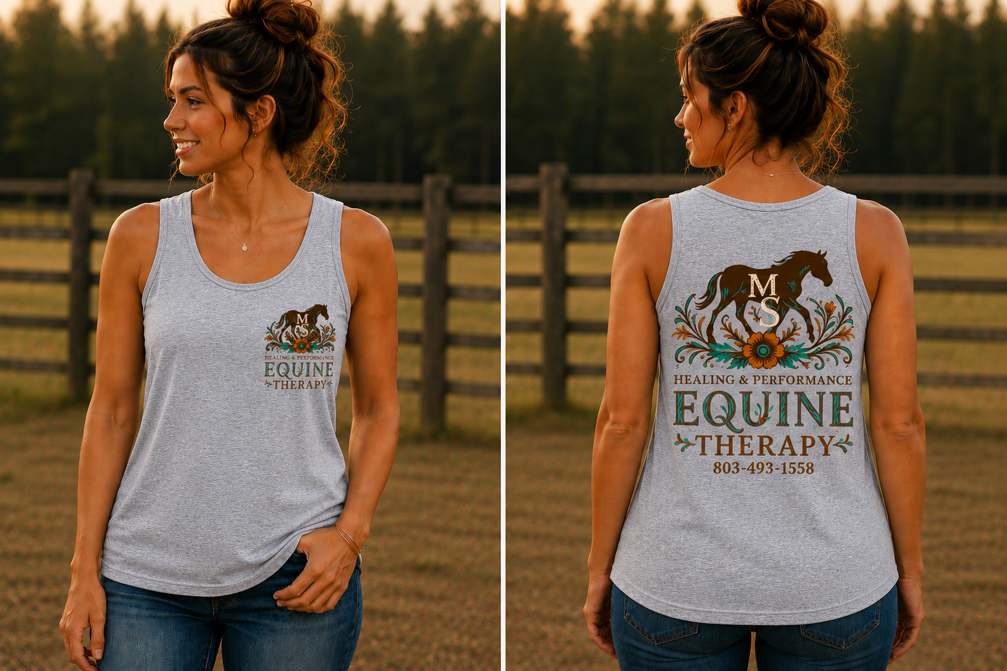 MS Equine Therapy Unisex Tank